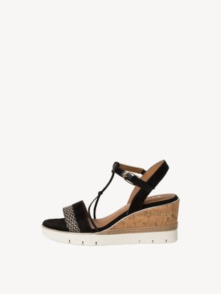 Tamaris Sandalette - Schwarz Tamaris Sandalette - Schwarz