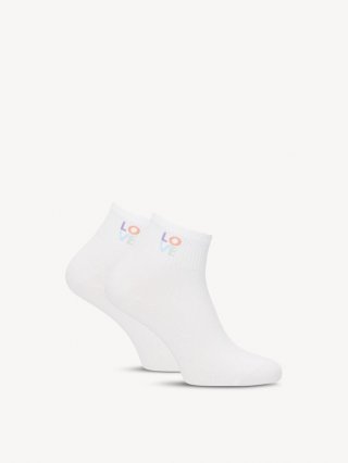 Tamaris Socken 2er-pack - Weiß Tamaris Socken 2er-pack - Weiß