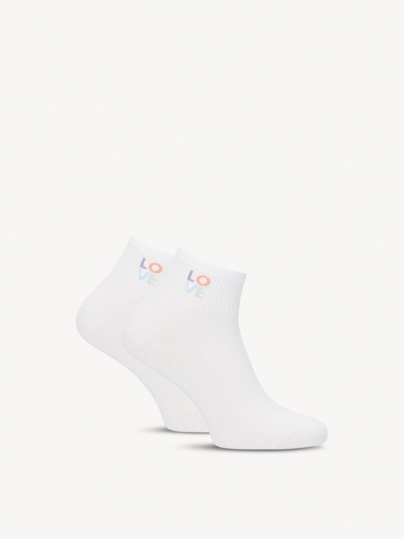 Tamaris Socken 2er-pack - Weiß Tamaris Socken 2er-pack - Weiß