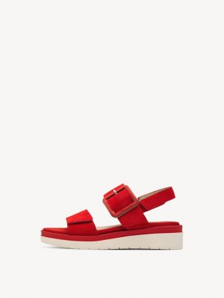 Tamaris Ledersandalette - Rot