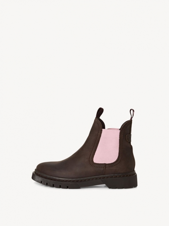 Tamaris Leder Chelsea Boot - Braun
