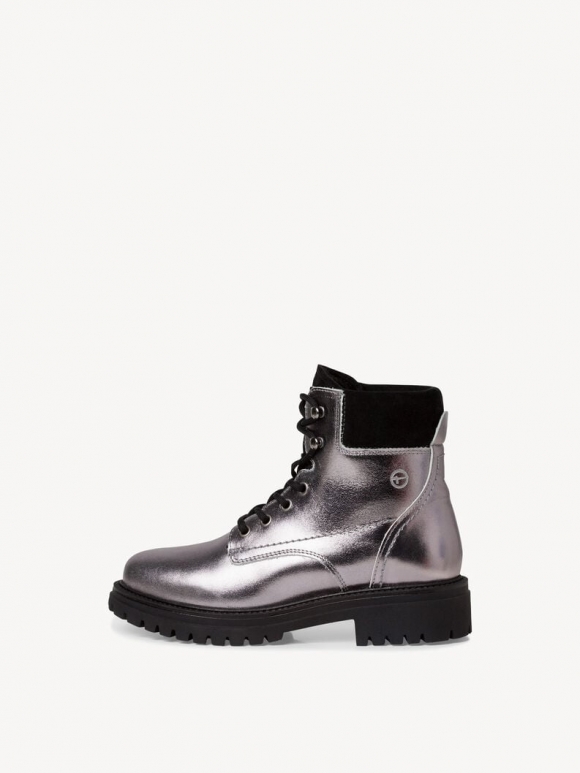 Tamaris Lederstiefelette - Metallic Warmfutter Tamaris Lederstiefelette - Metallic Warmfutter