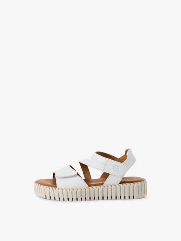 Tamaris Ledersandalette - Weiß Tamaris Ledersandalette - Weiß