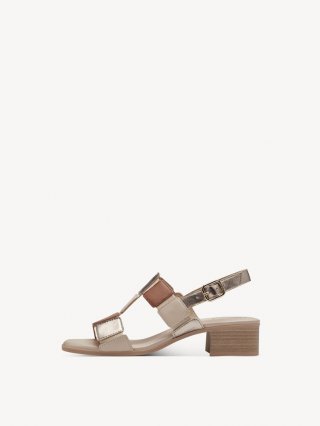 Tamaris Ledersandalette - Braun