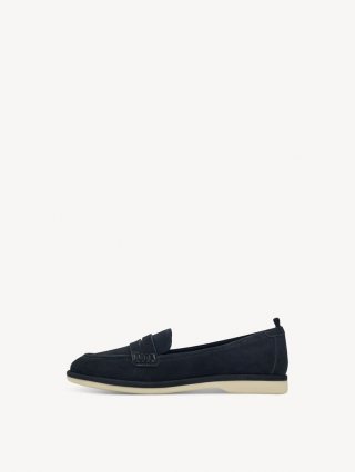 Tamaris Lederslipper - Blau Tamaris Lederslipper - Blau