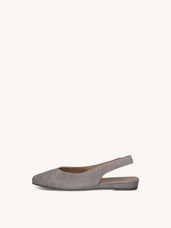 Tamaris Lederslingballerinas - Beige Tamaris Lederslingballerinas - Beige