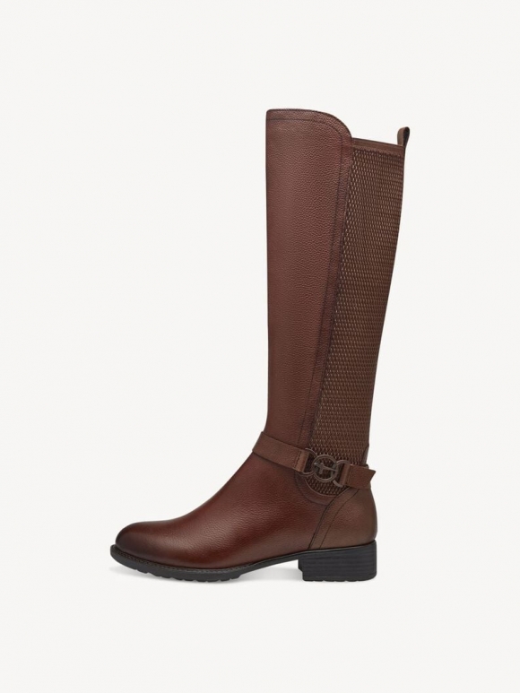 Tamaris Lederstiefel - Braun