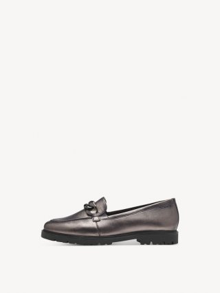 Tamaris Lederslipper - Metallic Tamaris Lederslipper - Metallic