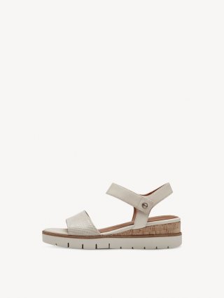 Tamaris Ledersandalette - Beige