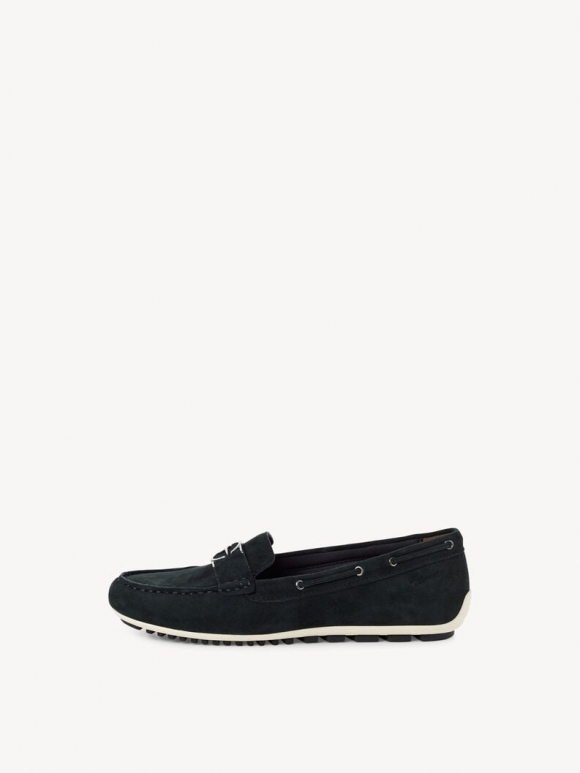 Tamaris Ledermoccassin - Blau Tamaris Ledermoccassin - Blau