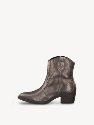 Tamaris Ledercowboystiefel - Metallic Tamaris Ledercowboystiefel - Metallic