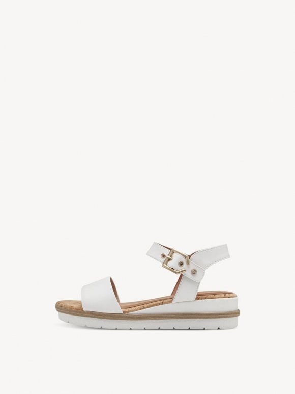 Tamaris Ledersandalette - Weiß Tamaris Ledersandalette - Weiß