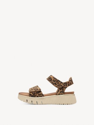 Tamaris Ledersandale - Beige Tamaris Ledersandale - Beige