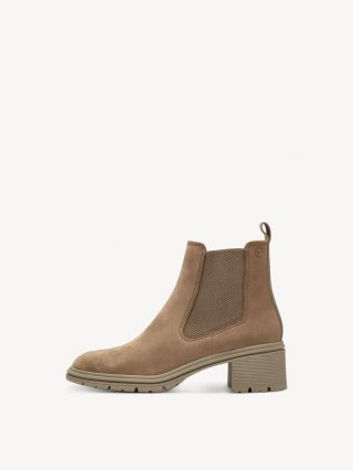 Tamaris Leder Chelsea Boot - Braun Tamaris Leder Chelsea Boot - Braun
