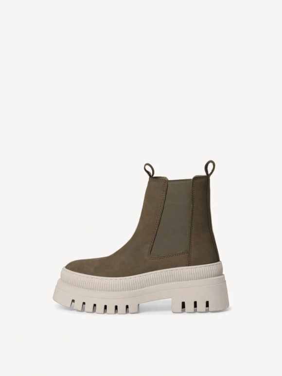 Tamaris Leder Chelsea Boot - Beige