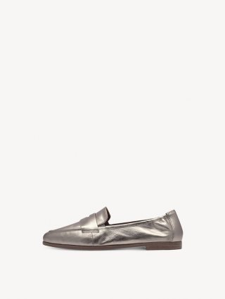 Tamaris Lederslipper - Gold