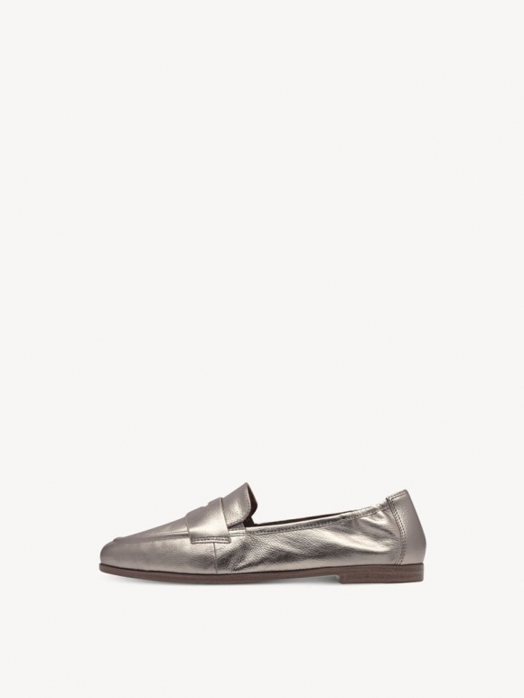 Tamaris Lederslipper - Gold