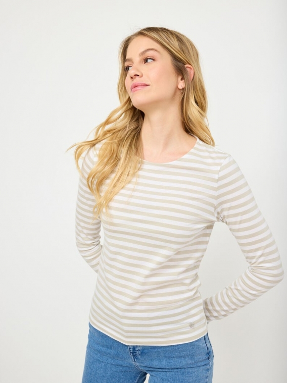 Tamaris Langarmshirt - Weiß Tamaris Langarmshirt - Weiß