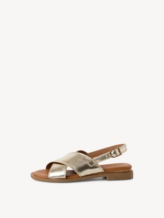 Tamaris Ledersandale - Gold Tamaris Ledersandale - Gold