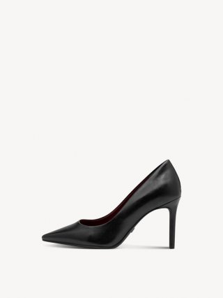 Tamaris Lederpumps - Schwarz Tamaris Lederpumps - Schwarz