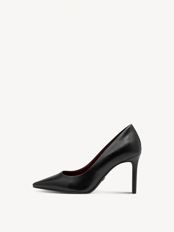 Tamaris Lederpumps - Schwarz Tamaris Lederpumps - Schwarz