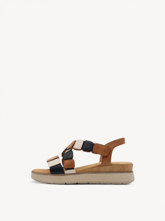 Tamaris Ledersandalette - Braun