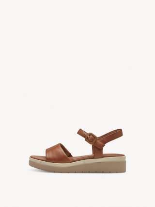Tamaris Ledersandalette - Braun Tamaris Ledersandalette - Braun