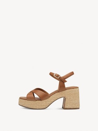 Tamaris Ledersandalette - Braun