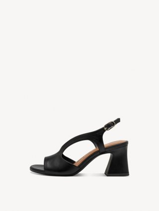 Tamaris Ledersandalette - Schwarz Tamaris Ledersandalette - Schwarz