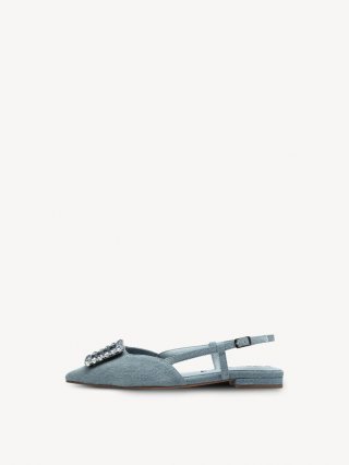 Tamaris Slingpumps - Blau Tamaris Slingpumps - Blau