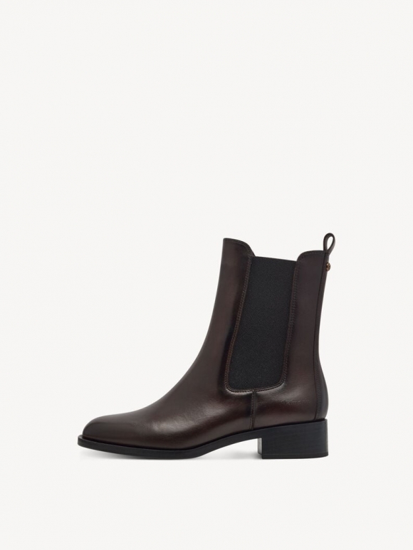 Tamaris Leder Chelsea Boot - Braun Tamaris Leder Chelsea Boot - Braun