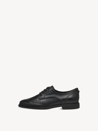 Tamaris Lederhalbschuh - Schwarz Tamaris Lederhalbschuh - Schwarz