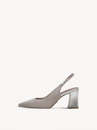 Tamaris Lederslingpumps - Grau Tamaris Lederslingpumps - Grau