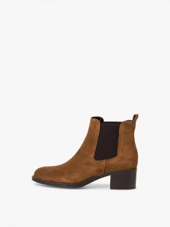 Tamaris Leder Chelsea Boot - Braun Tamaris Leder Chelsea Boot - Braun