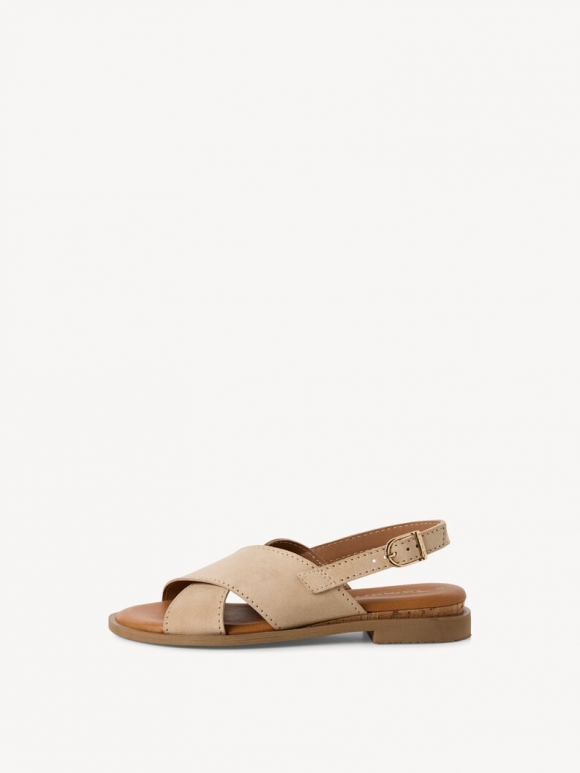 Tamaris Ledersandale - Beige
