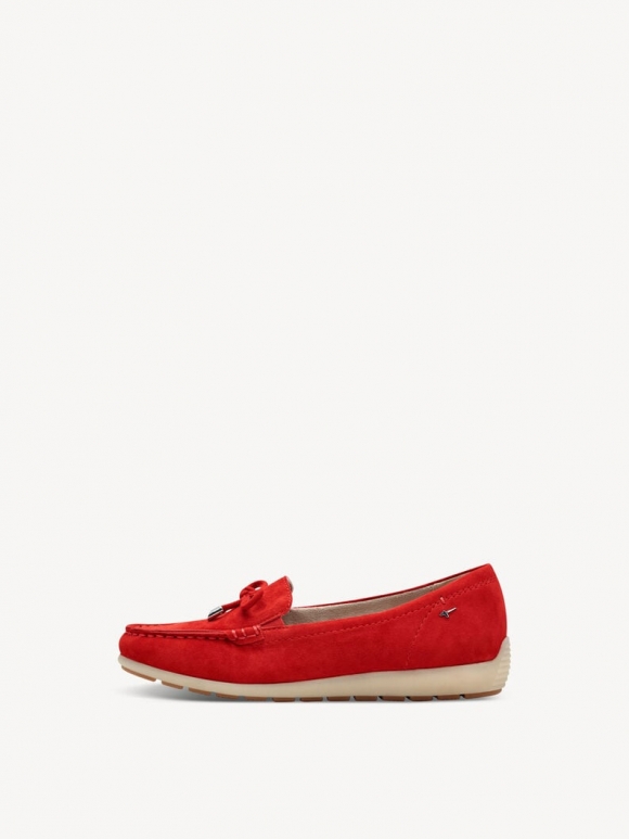 Tamaris Lederslipper - Rot