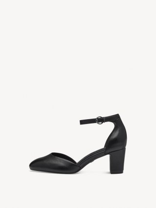 Tamaris Lederpumps - Schwarz