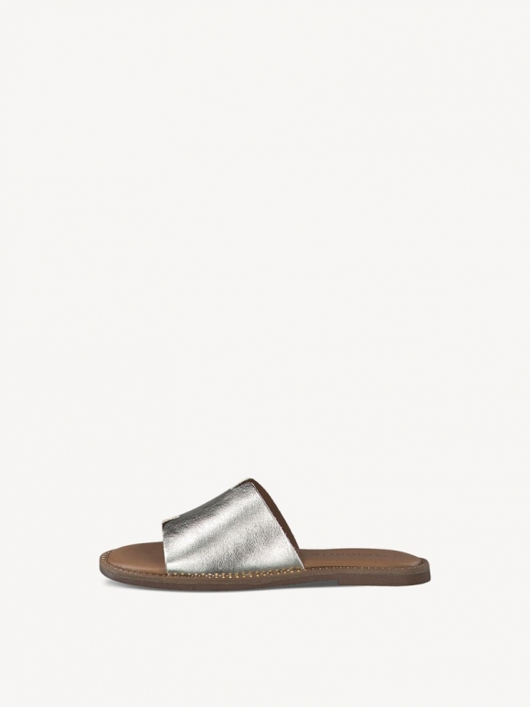 Tamaris Lederpantolette - Gold Tamaris Lederpantolette - Gold