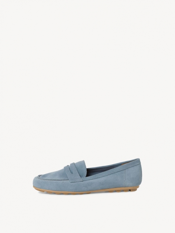 Tamaris Ledermoccassin - Blau