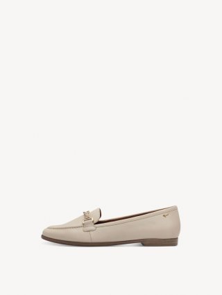 Tamaris Lederslipper - Beige Tamaris Lederslipper - Beige