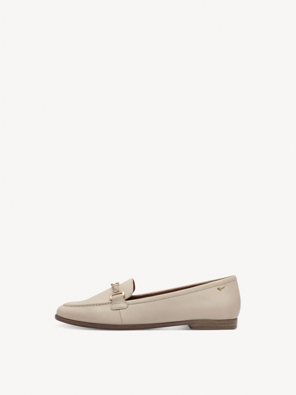 Tamaris Lederslipper - Beige Tamaris Lederslipper - Beige