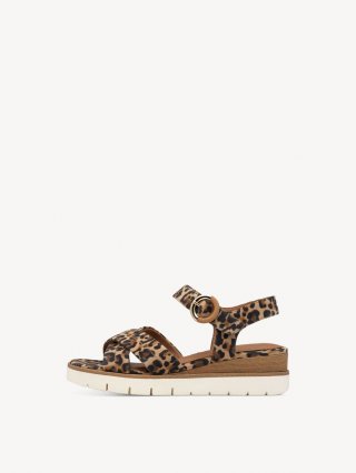 Tamaris Ledersandalette - Braun Tamaris Ledersandalette - Braun