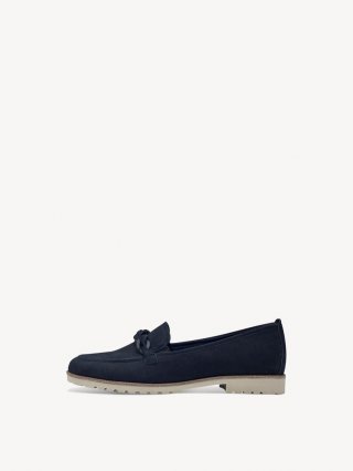 Tamaris Lederslipper - Blau Tamaris Lederslipper - Blau