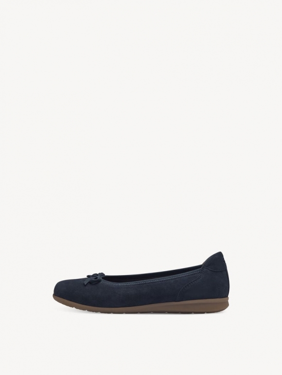 Tamaris Lederballerina - Blau Tamaris Lederballerina - Blau