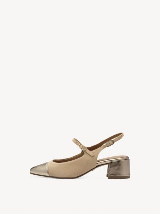 Tamaris Slingpumps - Beige Tamaris Slingpumps - Beige