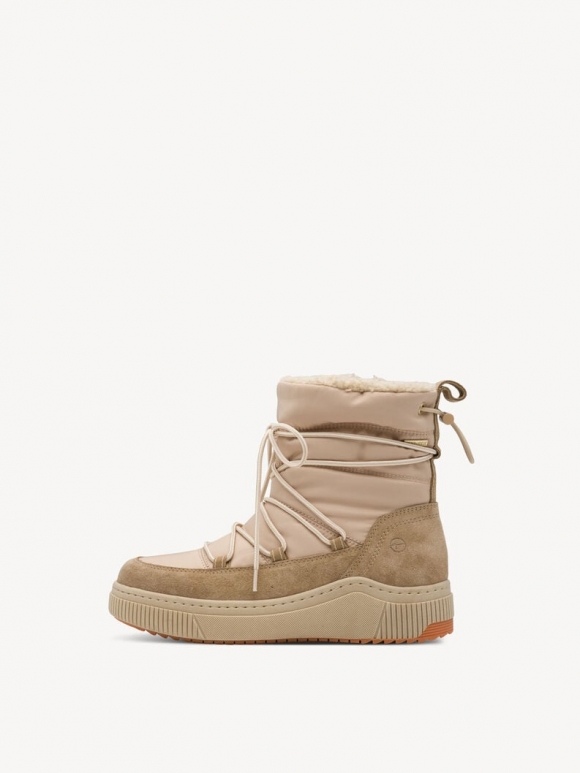 Tamaris Stiefelette - Beige Warmfutter