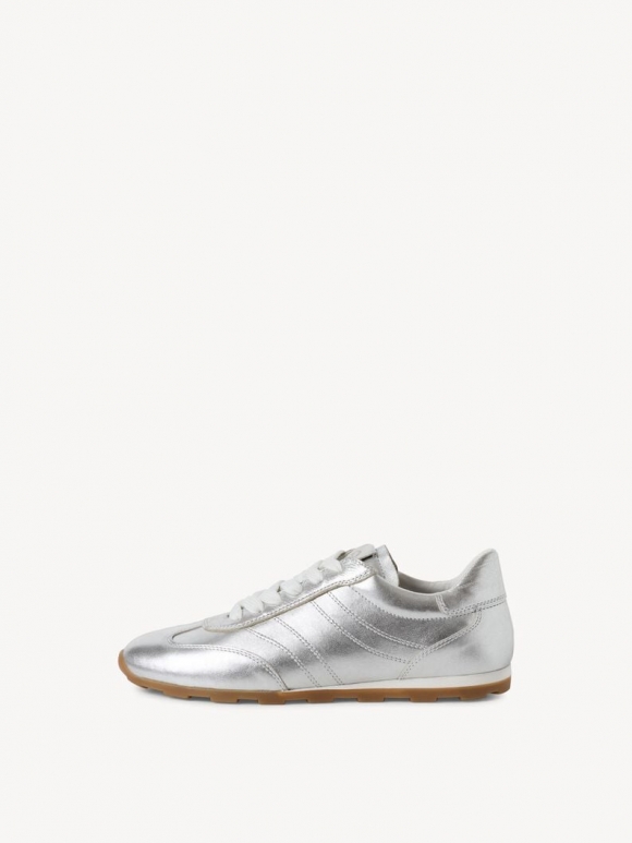 Tamaris Ledersneaker - Silber Tamaris Ledersneaker - Silber