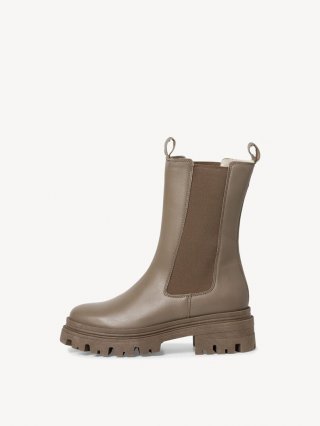 Tamaris Leder Chelsea Boot - Grün
