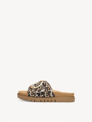 Tamaris Lederpantolette - Beige Tamaris Lederpantolette - Beige