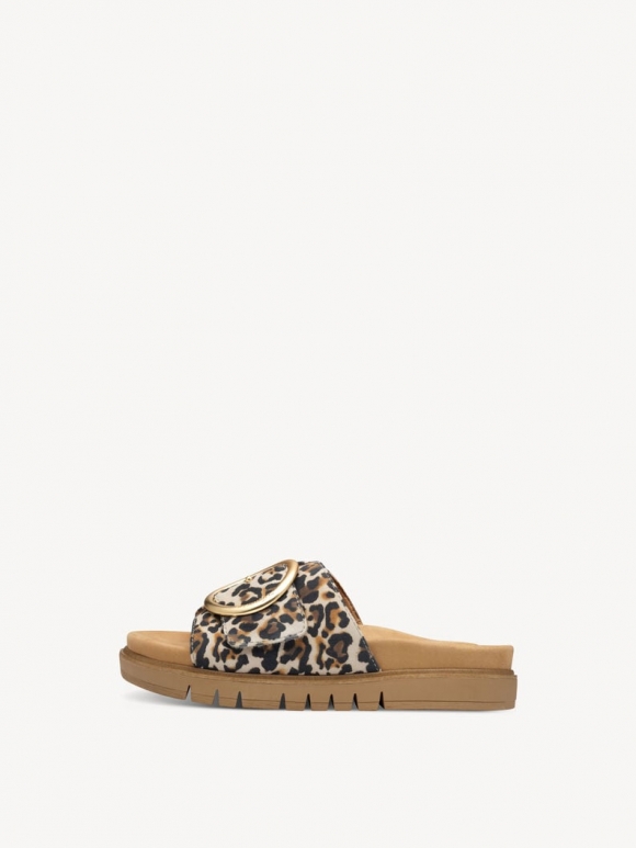 Tamaris Lederpantolette - Beige Tamaris Lederpantolette - Beige